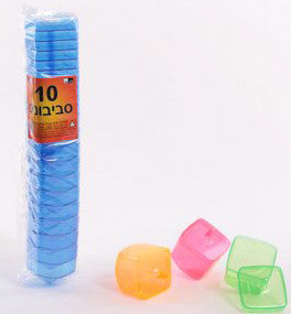 Fillable Dreidels- Small 2" x 2.5" (10 in a pack) (DR-D600105)
