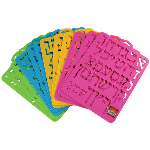 Alef Bet Stencil 8"x10.5" (1.75") (MC-D501136)