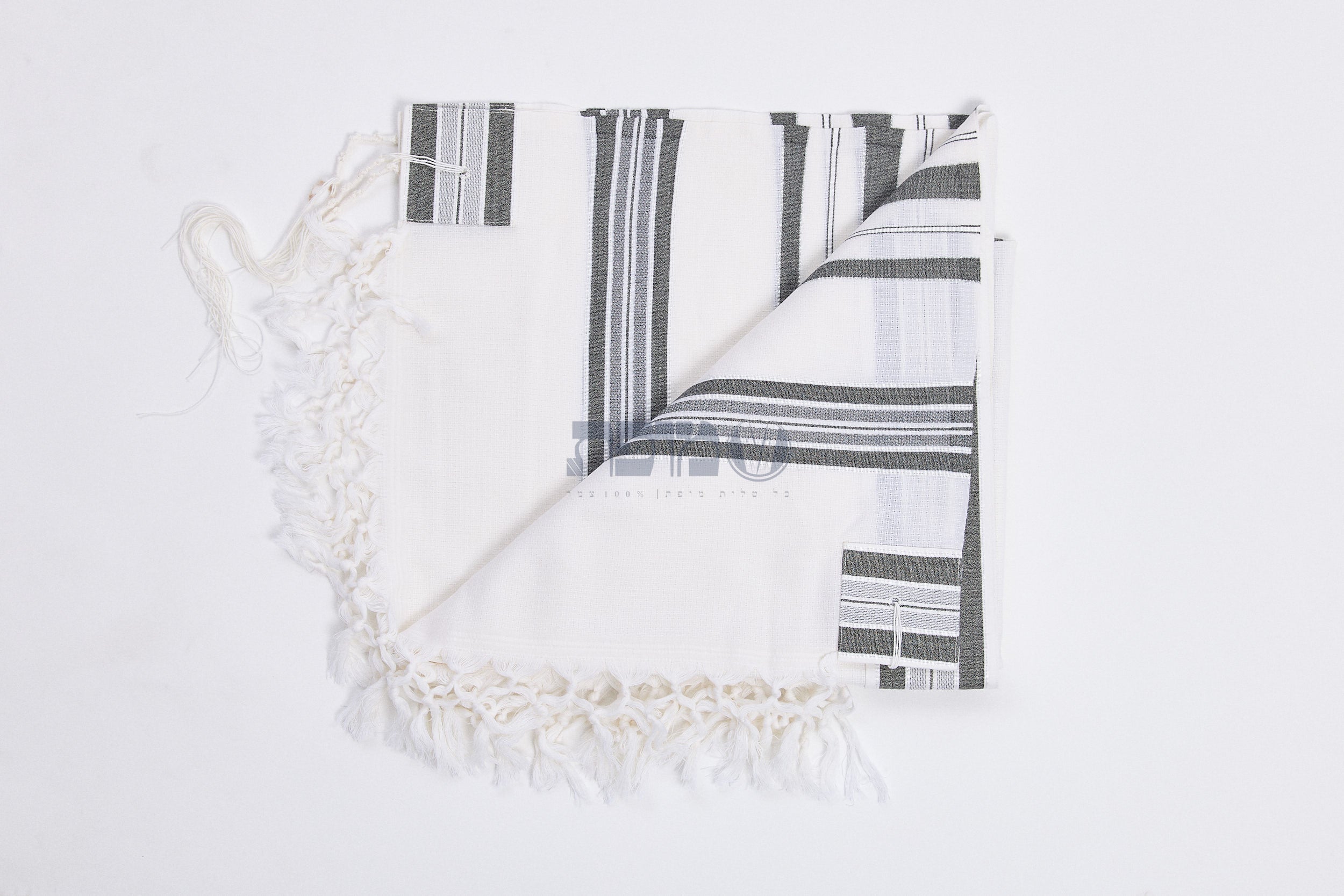 Mofet Wool Tallit - Hallel/Luxurious Weave Design (TAL-WOH)