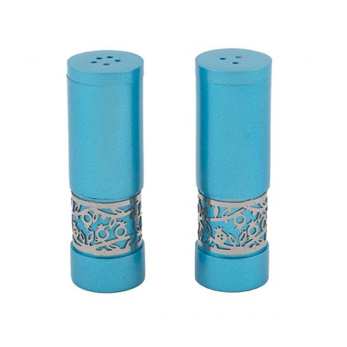 Emanuel Salt & Pepper Shakers with Metal Cutout (EM-SAF)