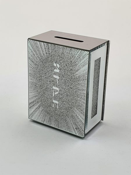 Mirror Tzedaka Box (TZ-13000)