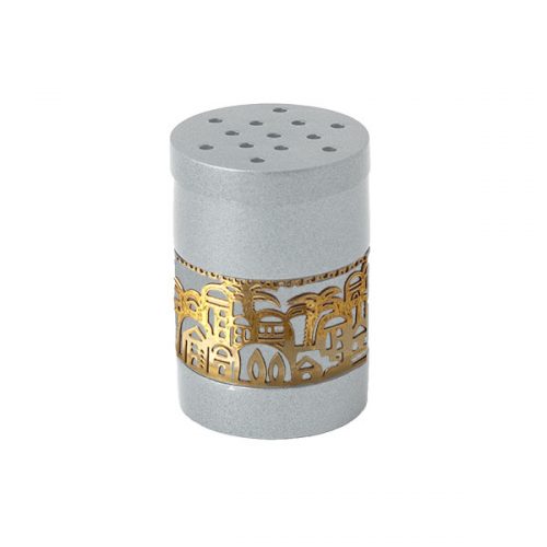 Emanuel Anodized Aluminum Spice Box with Metal Cutout (EM-BF)