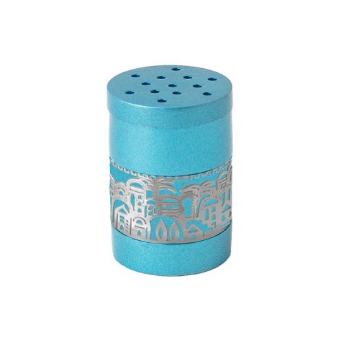 Emanuel Anodized Aluminum Spice Box with Metal Cutout (EM-BF)