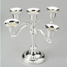 5 Branch Silverplate Candelabra-- Small 7" (CS-1345D)