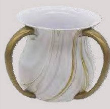Hadarya Hand Painted Acrylic Washcup-Marble Color (WC-HDR1942)