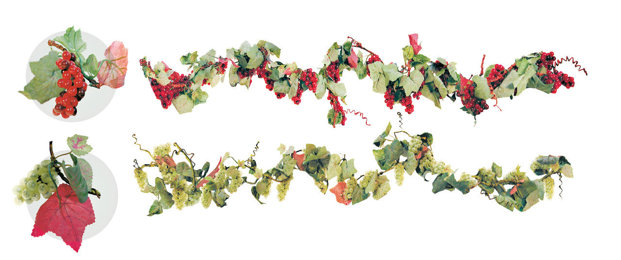 9' Grape Garland - 30 small clusters (200110)