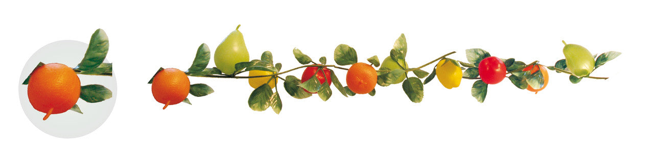 9' Fruit Garland - 17 small fruits (200188)