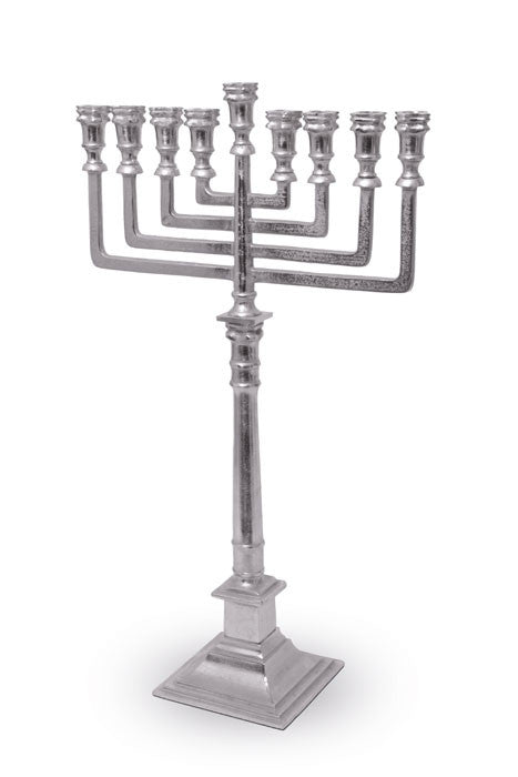 Large 28" Nickle Menorah (M-200912)