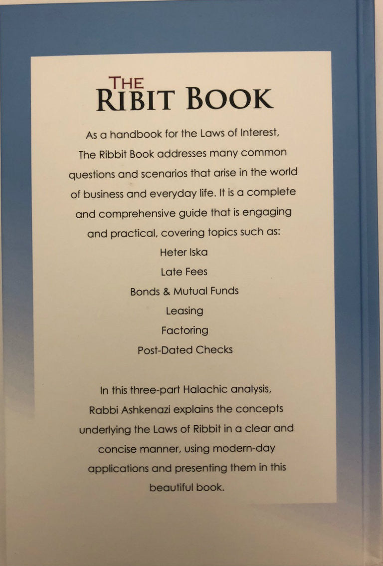 The Ribit Book by Rabbi Mordechai Ashkenazi (BKE-TRB)