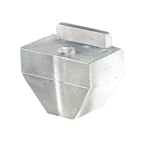 White Plastic Mezuzah Case Silver Shin 12cm (MZ-22205)