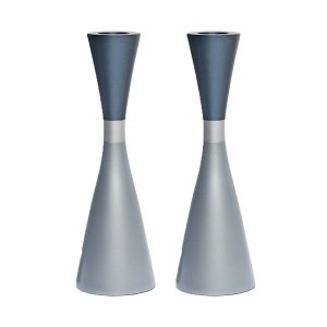 Emanuel Anodized Candlesticks w/ Ring (EM-CSC)
