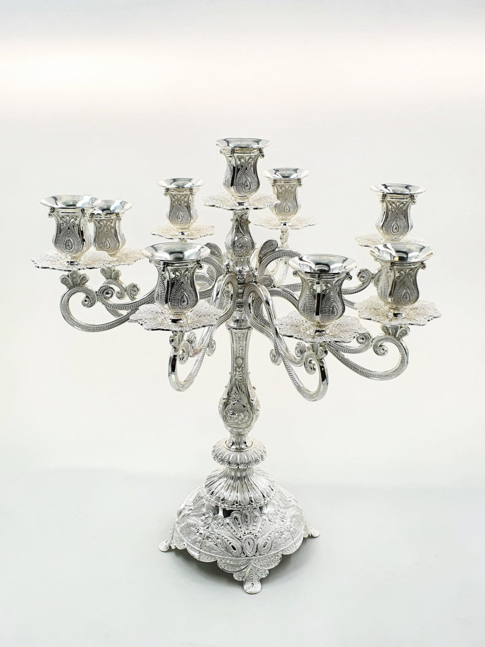 S/P Filigreen 9 Branch Candelabra 16" (CS-22779)