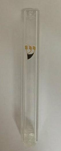 Clear Plastic Mezuzah Case 12cm (MZ-28281)