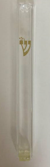 Clear Plastic Mezuzah Case 20cm (MZ-28440)