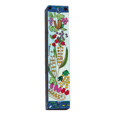Large Wooden Mezuzah (EM-MZL Square)