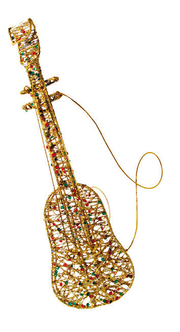 Wired Violin with Beads and Glitter - 14" (300260)