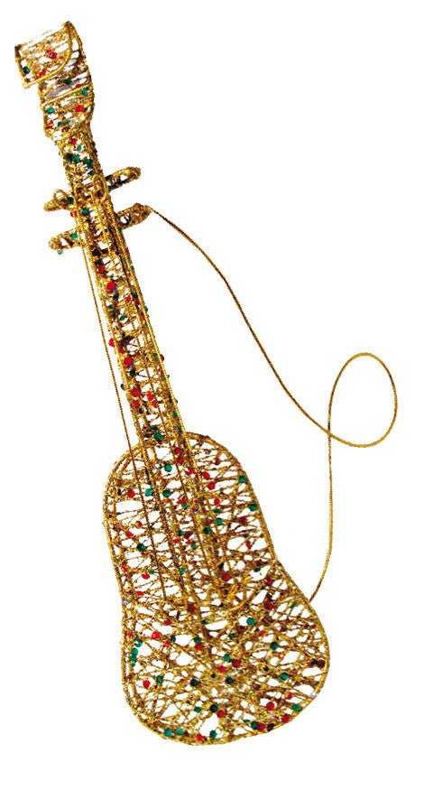 Wired Violin with Beads and Glitter - 18" (300901)