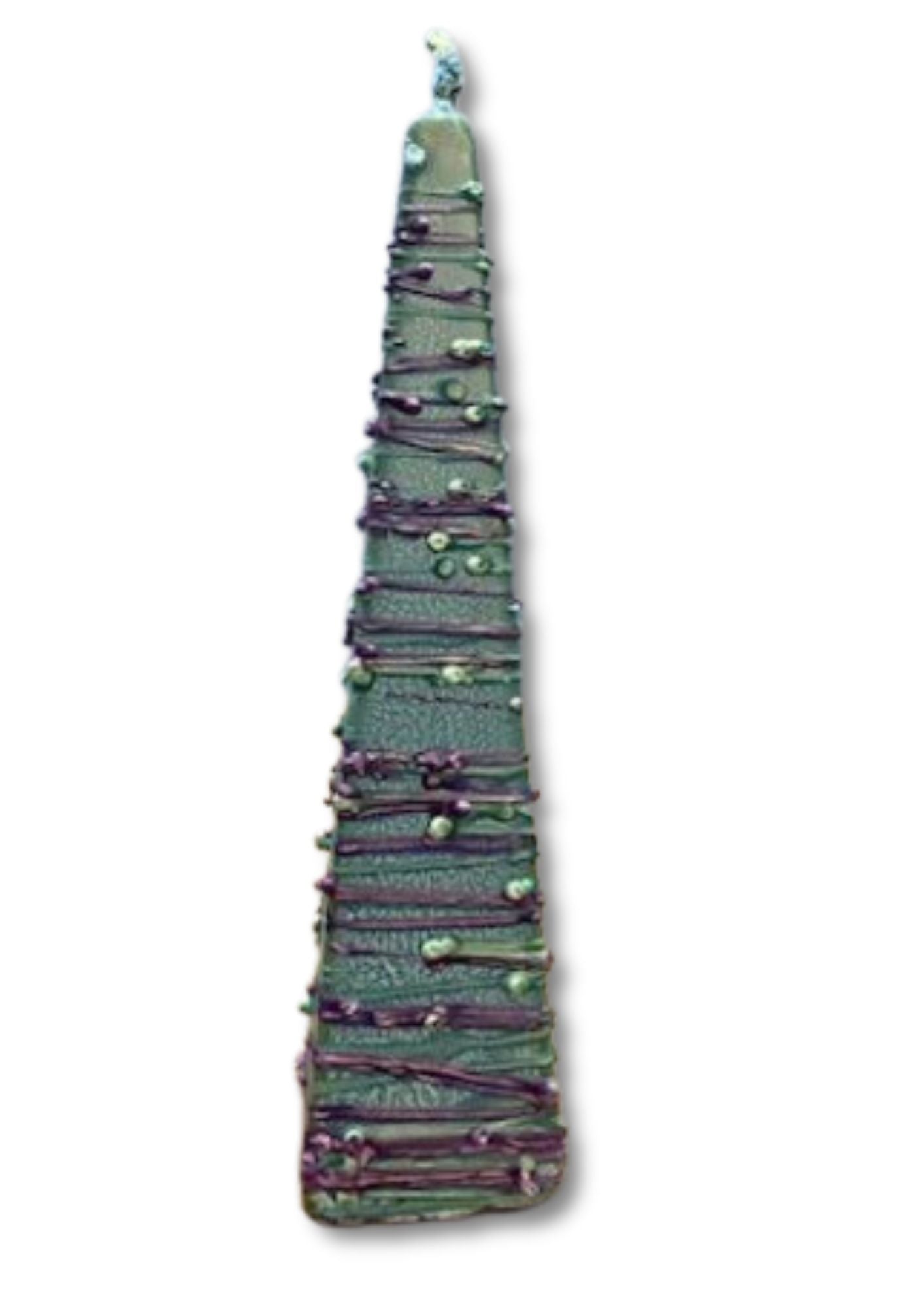 Pyramid Shape Havdallah Candle Drip Wax Design (HV-HPD)