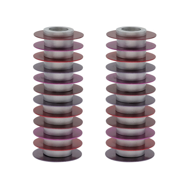 Emanuel Candlesticks with-Anodized Discs (EM-CV)