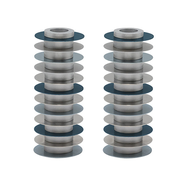 Emanuel Candlesticks with-Anodized Discs (EM-CV)