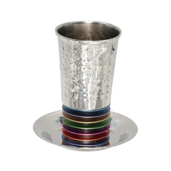 Anodized Discs Kiddush Cup (EM-CUR)