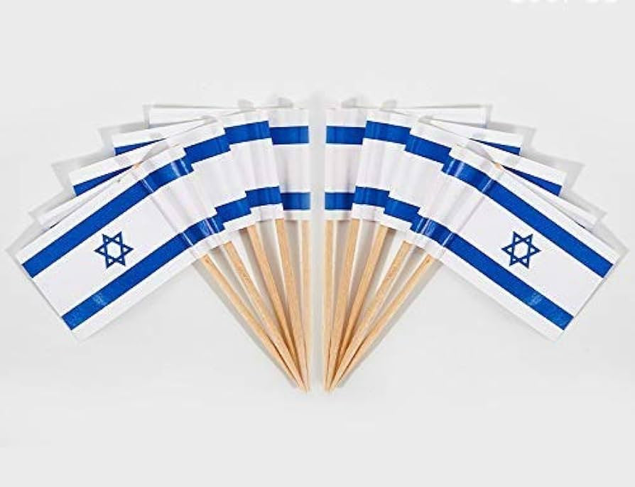 Isreali Flag Toothpick-100PK (I-ITP)