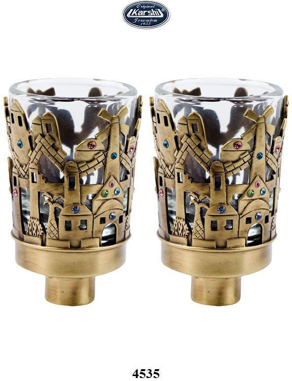 Neronim for Olive oil lighting - Brass Jeweled SC-4535