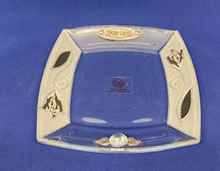 Lily Art Glass Shot Glass Set W/ Tray (507124-49)