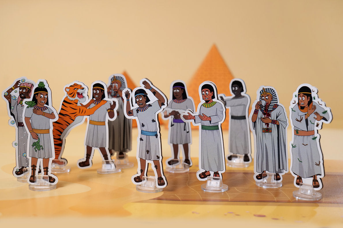 Story Table Activity Board, The Ten Plagues-NEW (GM-STTP)