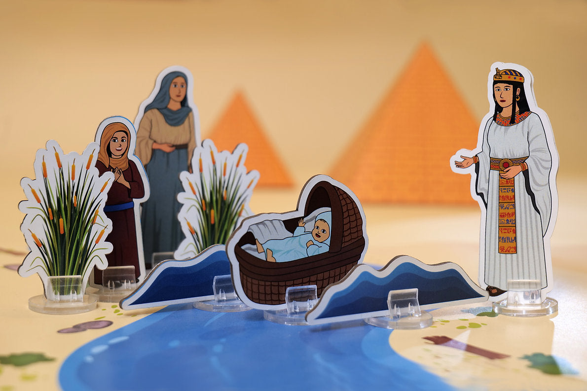 Story Table Activity Board, The Ten Plagues-NEW (GM-STTP)