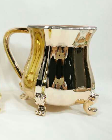 Metal Coated Acrylic Wash Cup-- Copper (WC-AVI5013C)