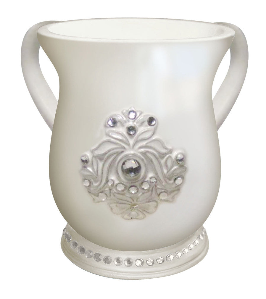 Acrylic Washing Cup Pearl Diamond WC-AVI572W