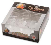 Set of 9 Round #6 Oil Glasses (CH#6ST)
