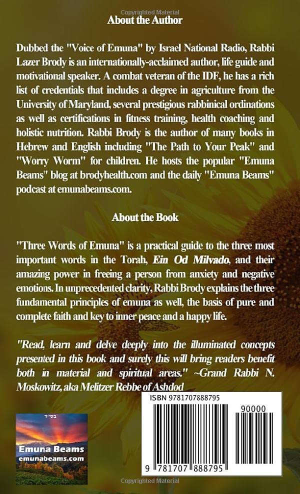 Three Words of Emuna P/B-Brody (BKE-3WOE)