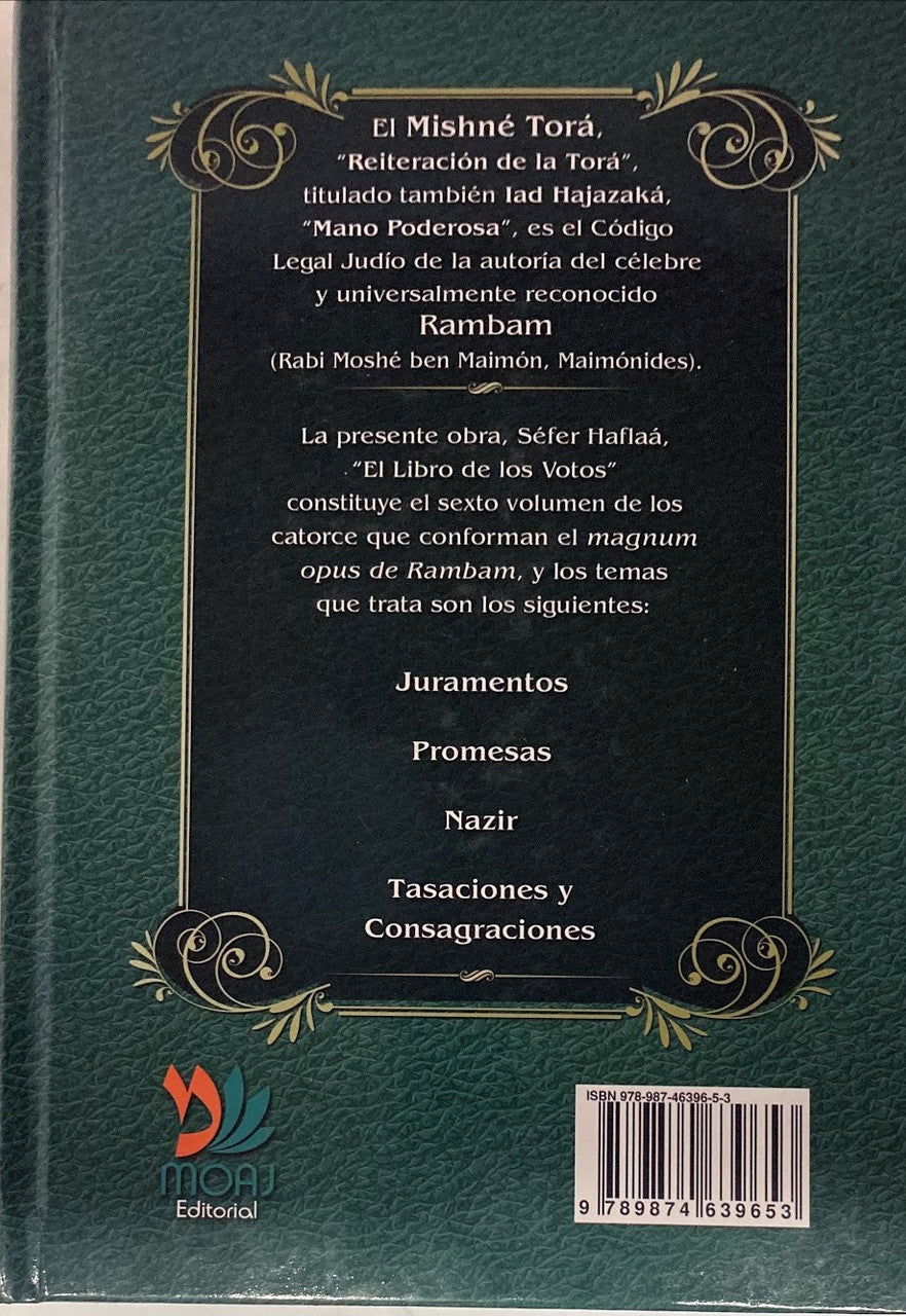Rambam Mishne Tora Iad Hajazaka Sefer Haflaa-- Spanish (BKS-MTIH6)