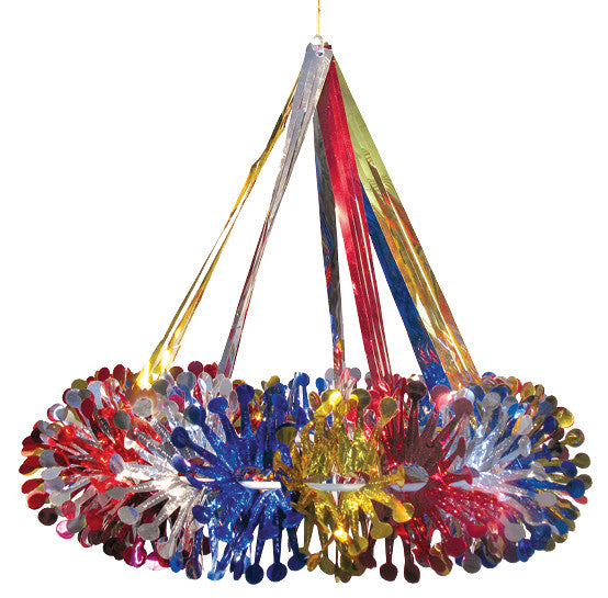Multi Colored Chandelier - Pack of 12 - 17" (71112)