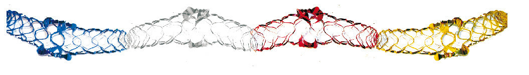 4" 7 Section Multi Colored Garland - Pack of 12 - (71123)