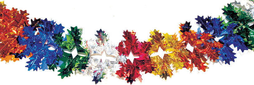6" 36 Section Multi Colored Garland - Pack of 12 (71129)