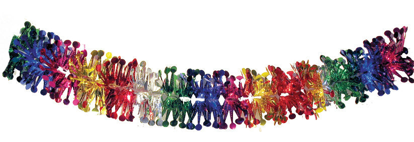 6" 36 Section Multi Colored Garland - Pack of 12 (71130)