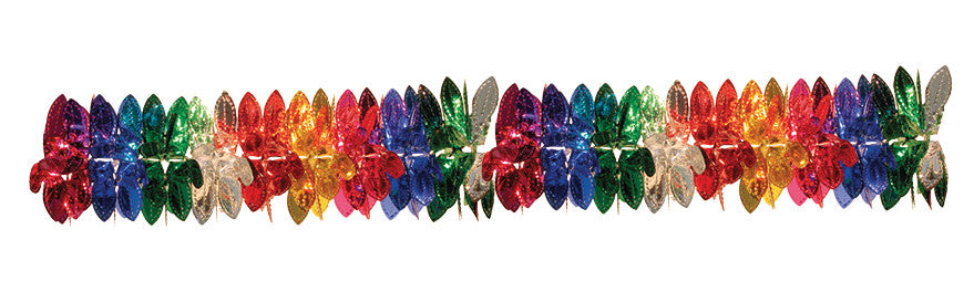 6" 36 Section Multi Colored Garland - Pack of 12 (71131)