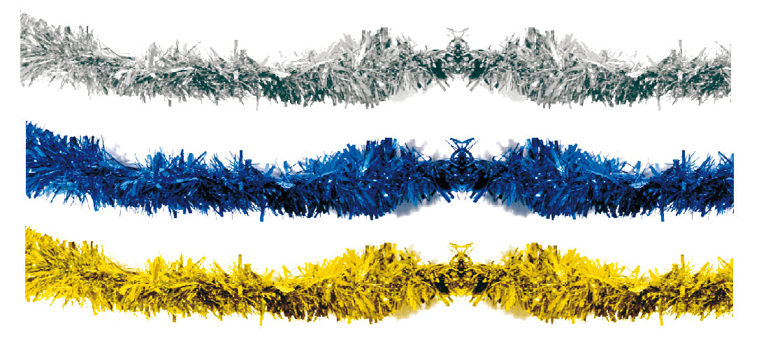 12' Long Tinsel, Specify Colors - Pack of 12 (71154)