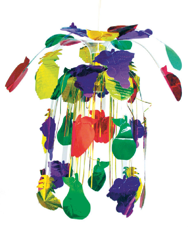 Large Lantern with Hanging Fruit - Pack of 12 - 33" (71173)