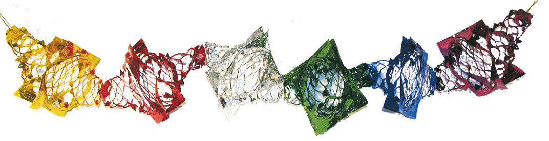 6" 9 Section Multi Colored Garland - Pack of 12 (71179)