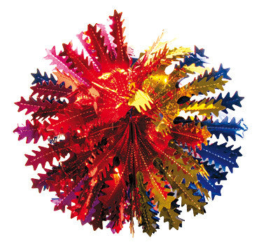 8 Section Multi Colored Ball - Pack of 12 - 12" (71190)