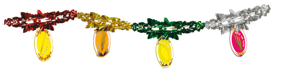 9" 8 Section Arbah Minim Garland - Pack of 12 (71195)