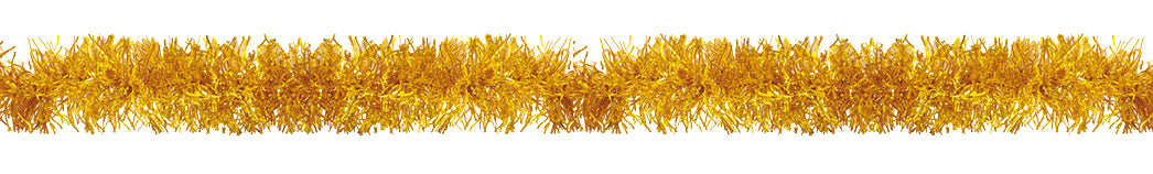 5" 12' Long Tinsel, Gold - Pack of 12 (71224)