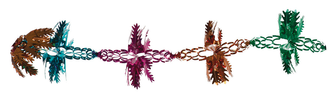 9" 12 Section Multi Colored Garland - Pack of 12 (71251)