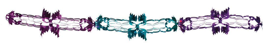 6" 6 Section Multi Colored Garland - Pack of 12 (71254)