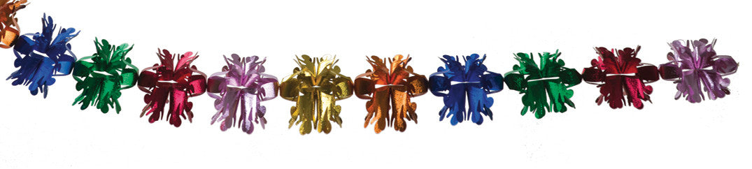 6" 24 Section Multi Colored Garland - Pack of 12 (71255)