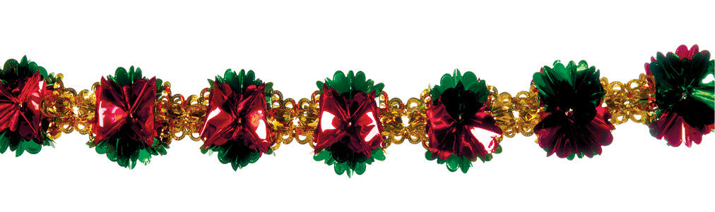 10" 7ft Ass. Colors Garland - Pack of 12 (71272)